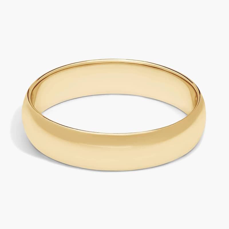 Classic Wedding Ring in 14k Yellow Gold (5mm)