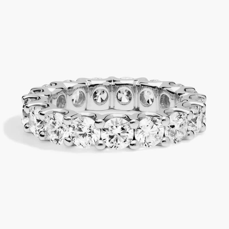 Luna Diamond Eternity Ring in Platinum (4 ct. tw.)