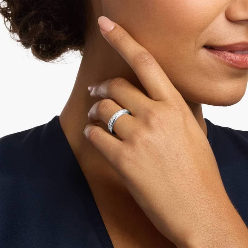 Channel Set Diamond Ring In Platinum (1 Ct. tw. - H-I / SI1-SI2)