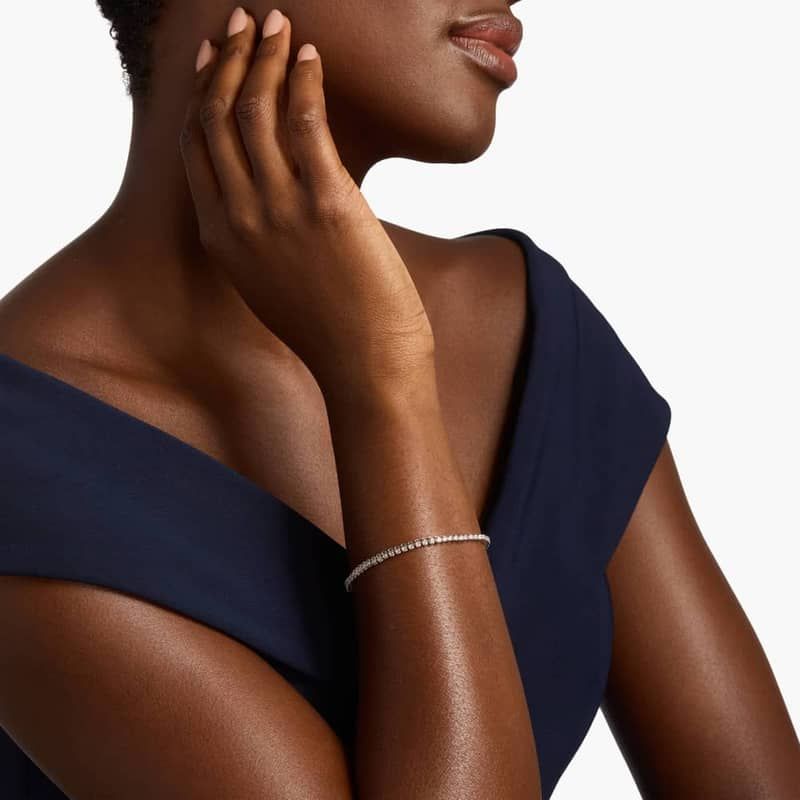 7 " Four Prong Lab-Grown Diamond Tennis Bracelet In 14K Yellow Gold (2 Ct. tw. - F-G / VS2-SI1)