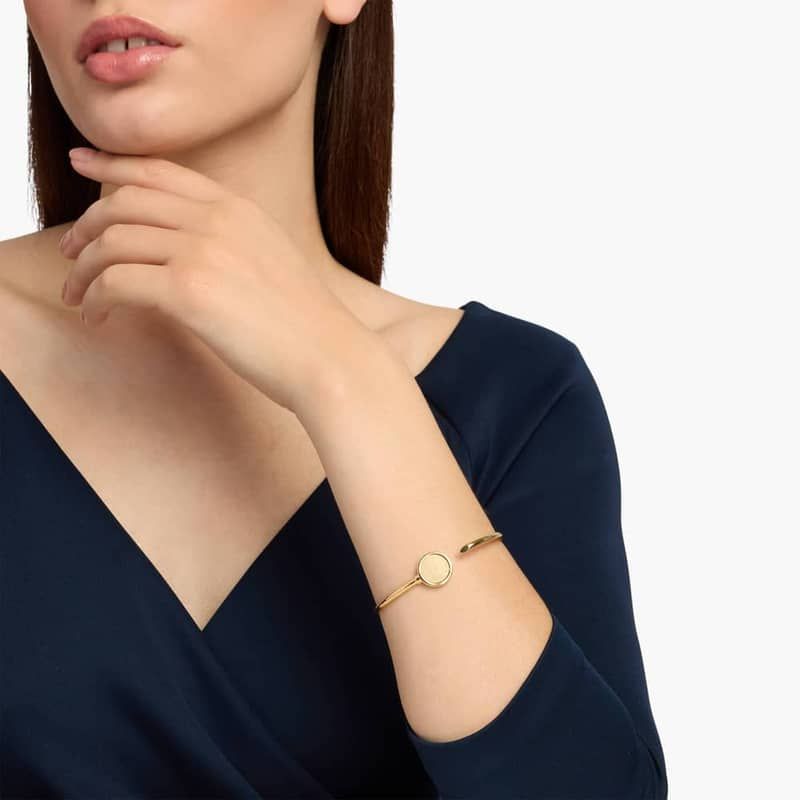 8" Coin Cuff Bracelet in 14K Yellow Gold