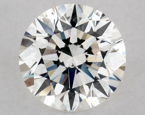 GIA 0.80 Carat H-SI1 Excellent Cut Round Diamond