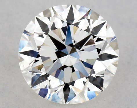 GIA 0.80 Carat H-SI1 Excellent Cut Round Diamond