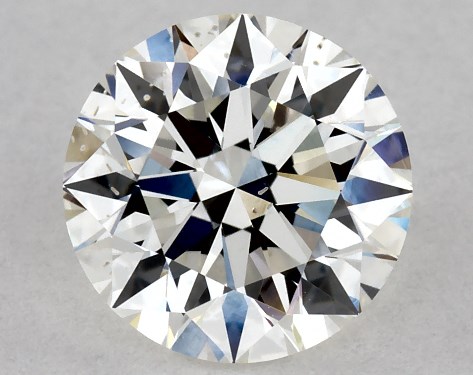 GIA 0.81 Carat H-SI1 Excellent Cut Round Diamond