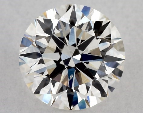 GIA 0.81 Carat H-SI1 Excellent Cut Round Diamond