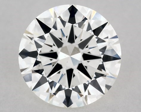 GIA 1.00 Carat H-VS1 Very Good Cut Round Diamond