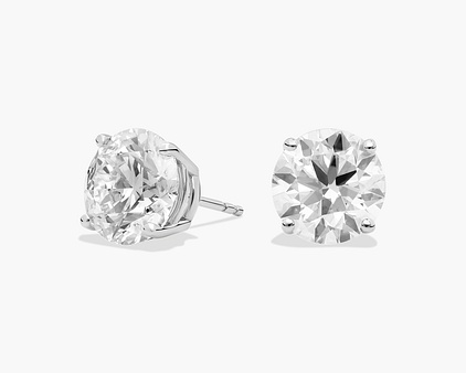 Men's diamond stud earrings